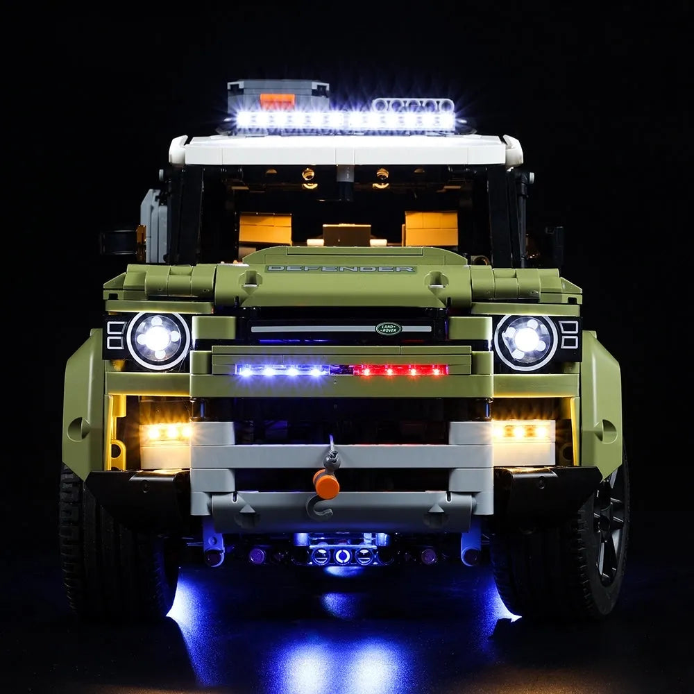 Lights Set LED Light Kit For 42110 Technic Defender Car Construction Set Toys - 14