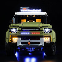 Thumbnail for Lights Set LED Light Kit For 42110 Technic Defender Car Construction Set Toys - 14