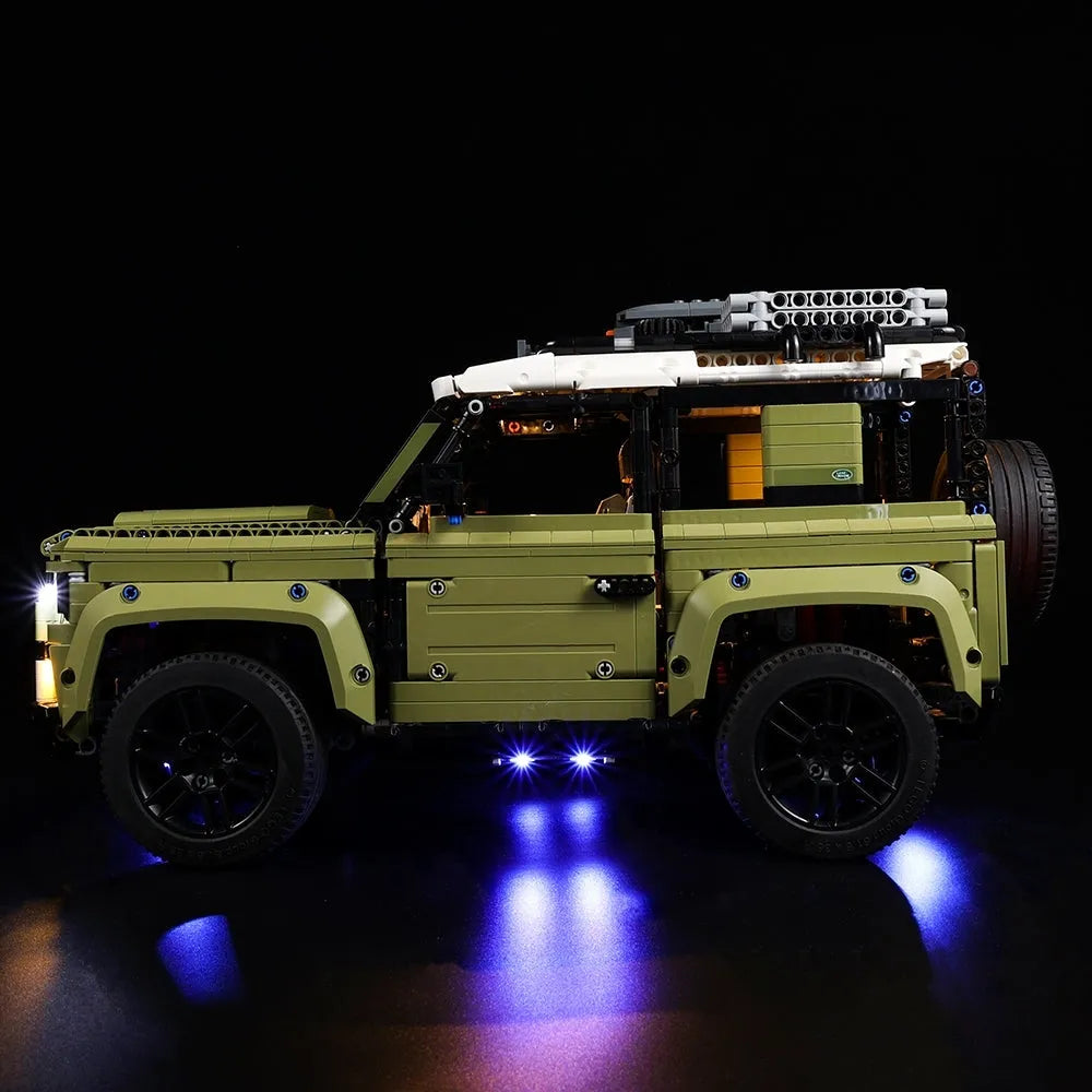 Lights Set LED Light Kit For 42110 Technic Defender Car Construction Set Toys - 4