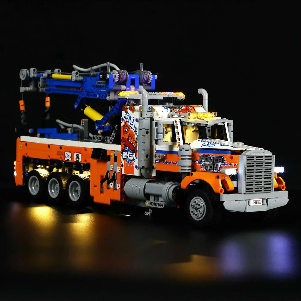 Lights Set LED Light Kit For 42128 Heavy-Duty Tow Truck Construction Set Toys - 1