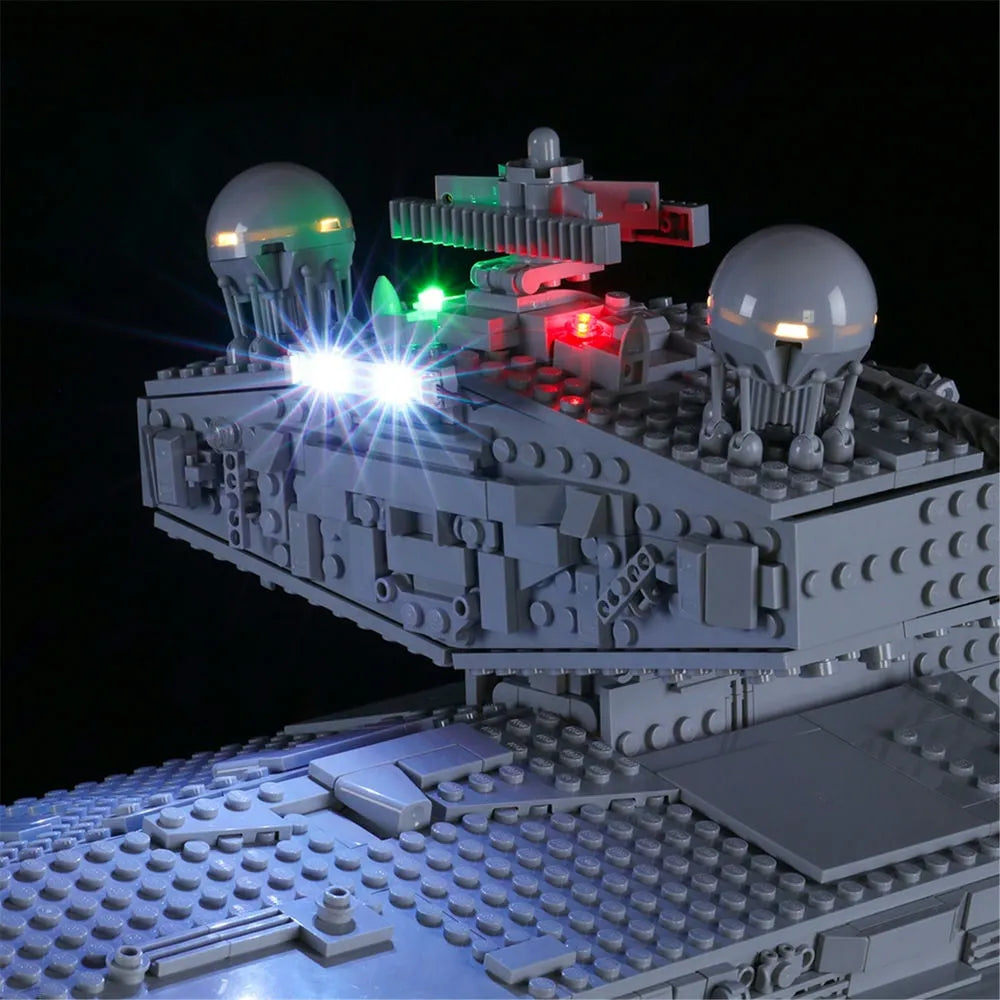 Lights Set LED Light Kit For 75252 Imperial Destroyer - 11
