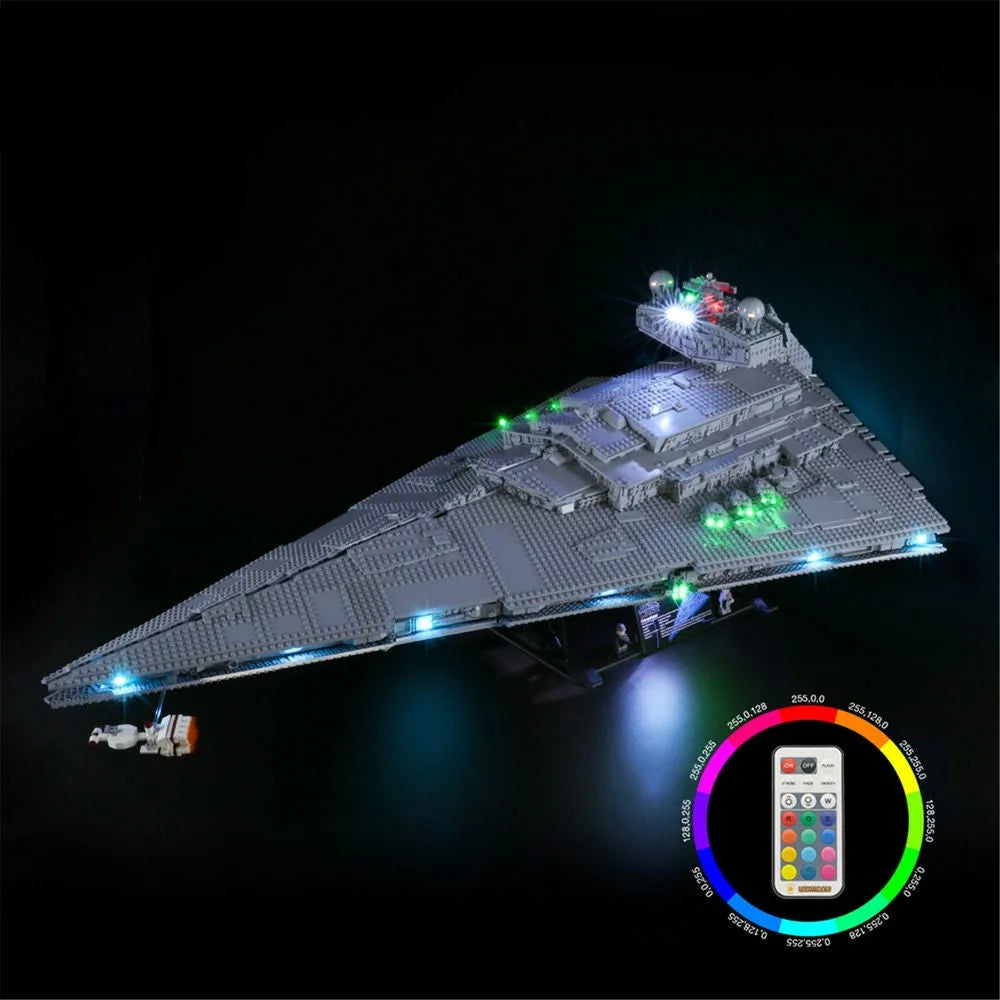 Lights Set LED Light Kit For 75252 Imperial Destroyer - 1