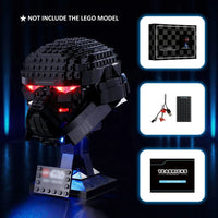 Thumbnail for Lights Set LED Light Kit For 75343 Dark Trooper Helmet Construction Set Toys - 10