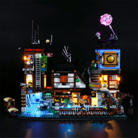 Thumbnail for Lights Set LED Light Set For 70657 Ninjago City Docks Construction Set Toys - 1