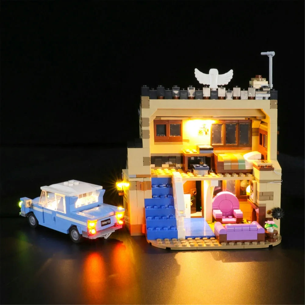 Lights Set LED Light Set For 75968 4 Privet Drive Construction Set Toys - 4