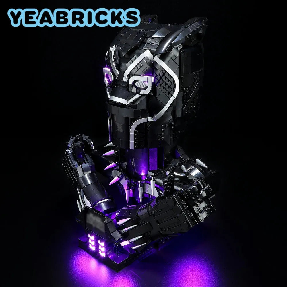 Lights Set LED Light Set For 76215 The Black Panther Construction Set Toys - 6