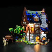 Thumbnail for Lights Set LED Lighting Kit For 21325 Medieval Blacksmith Construction Set Toys - 2