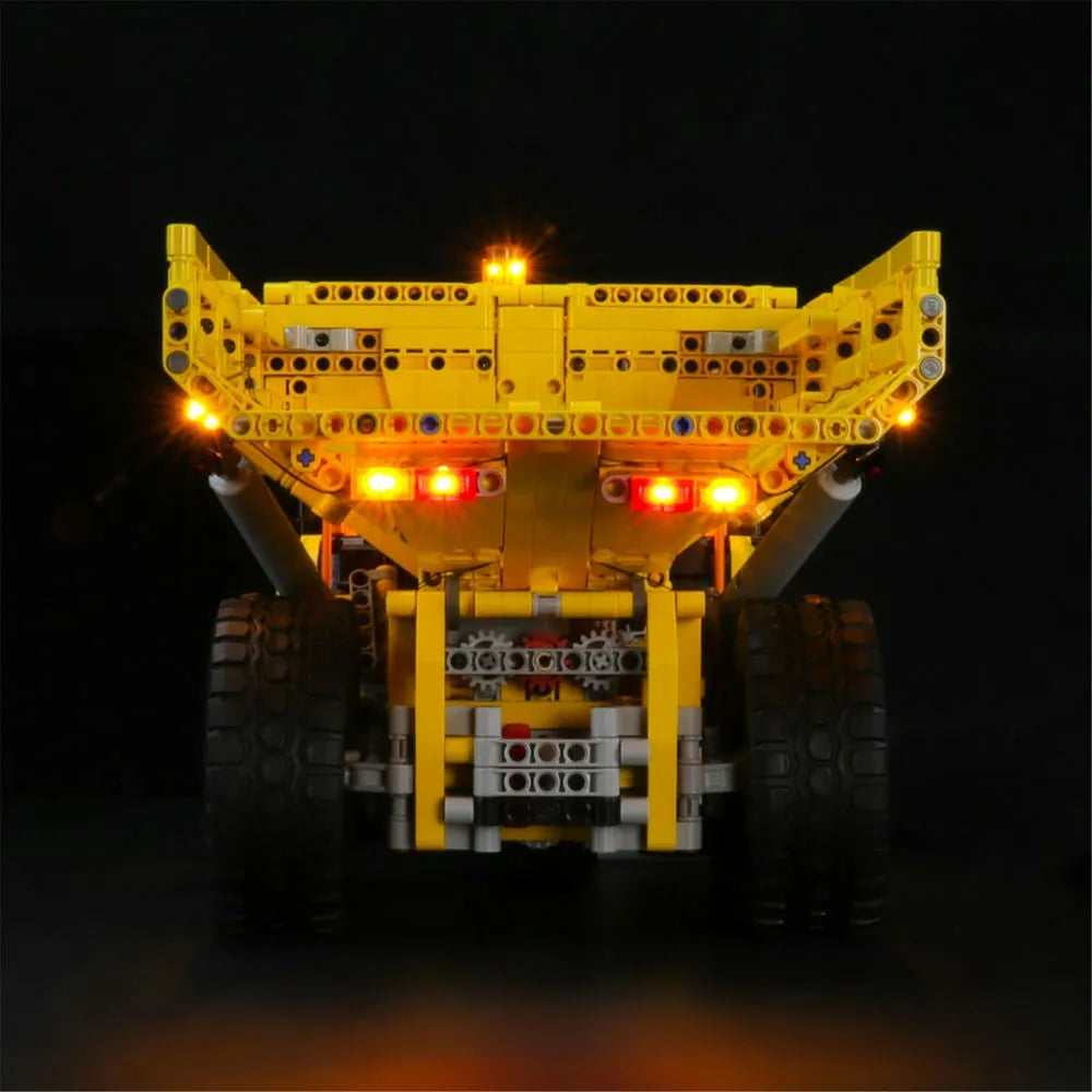 Lights Set LED Lighting Kit For 42114 Articulated Hauler Construction Set Toys - 6