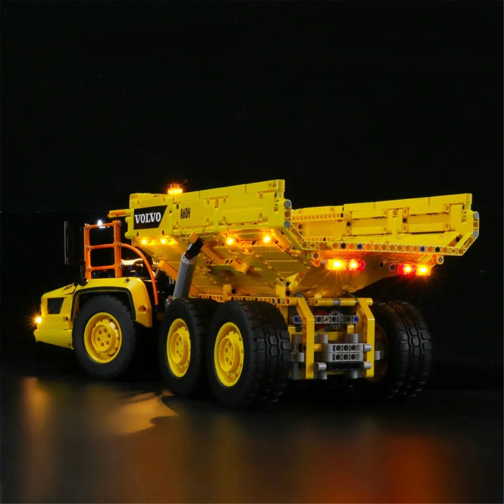 Lights Set LED Lighting Kit For 42114 Articulated Hauler Construction Set Toys - 2