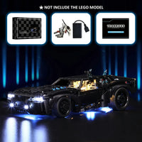 Thumbnail for Lights Set LED Lighting Kit For 42127 The Batman Batmobile Construction Set Toys - 8