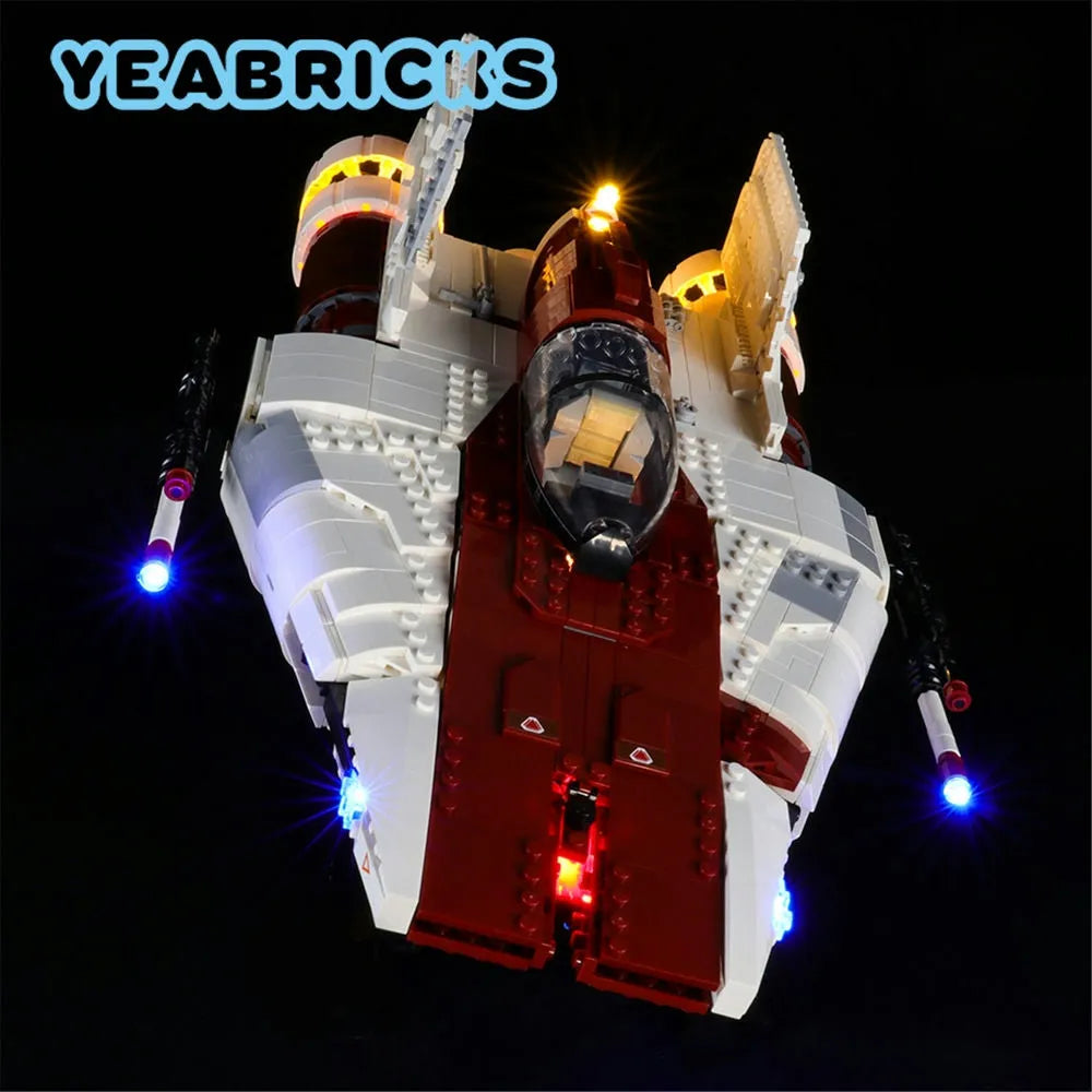 Lights Set LED Lighting Kit For 75275 A-Wing Starfighter Construction Set Toys - 2