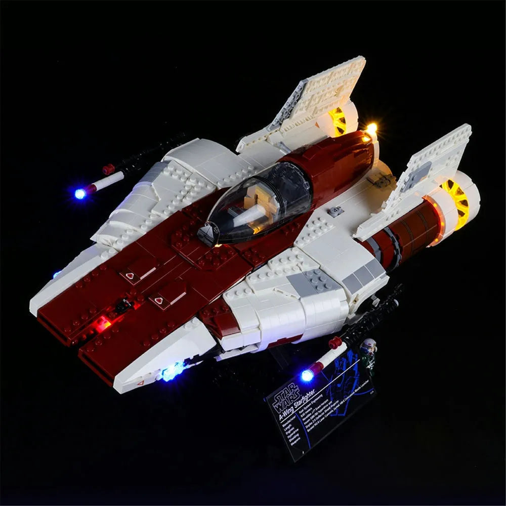 Lights Set LED Lighting Kit For 75275 A-Wing Starfighter Construction Set Toys - 5