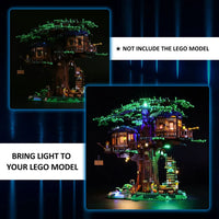 Thumbnail for Lights Set LED Lighting Kit For Ideas 21318 Tree House Construction Set Toys - 6