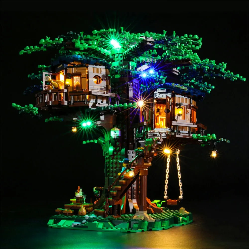 Lights Set LED Lighting Kit For Ideas 21318 Tree House Construction Set Toys - 8