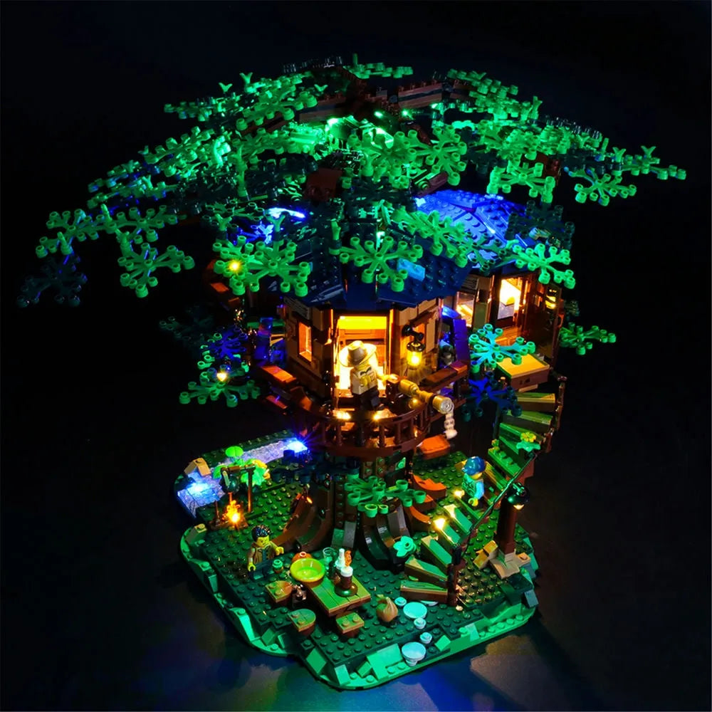 Lights Set LED Lighting Kit For Ideas 21318 Tree House Construction Set Toys - 1