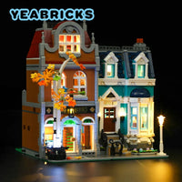 Thumbnail for Lights Set LED Lighting Set For 10270 The Bookshop Construction Set Toys - 6