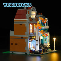 Thumbnail for Lights Set LED Lighting Set For 10270 The Bookshop Construction Set Toys - 7