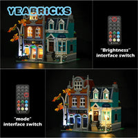 Thumbnail for Lights Set LED Lighting Set For 10270 The Bookshop Construction Set Toys - 4