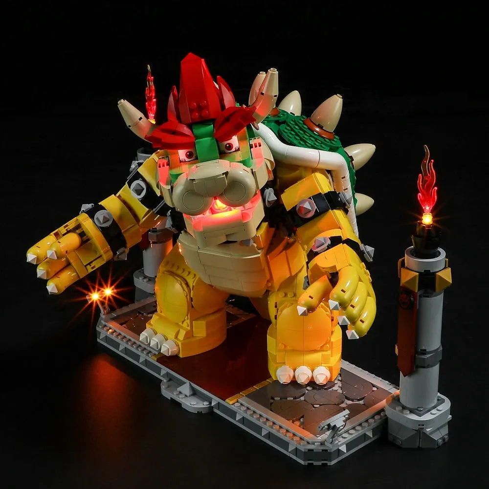 Lights Set LED Lighting Set For 71411 The Mighty Bowser Construction Set Toys - 6