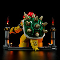 Thumbnail for Lights Set LED Lighting Set For 71411 The Mighty Bowser Construction Set Toys - 4