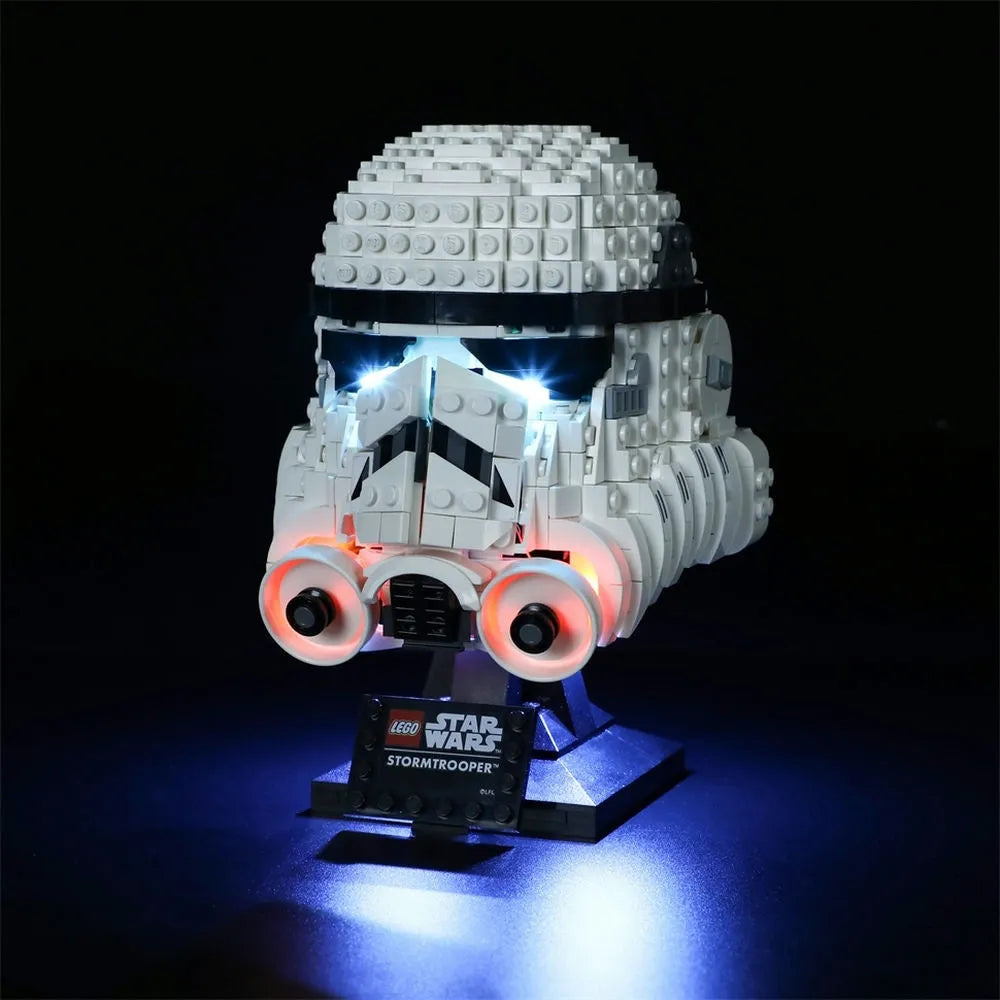 Lights Set LED Lighting Set For 75276 Stormtrooper Helmet Construction Set Toys - 1