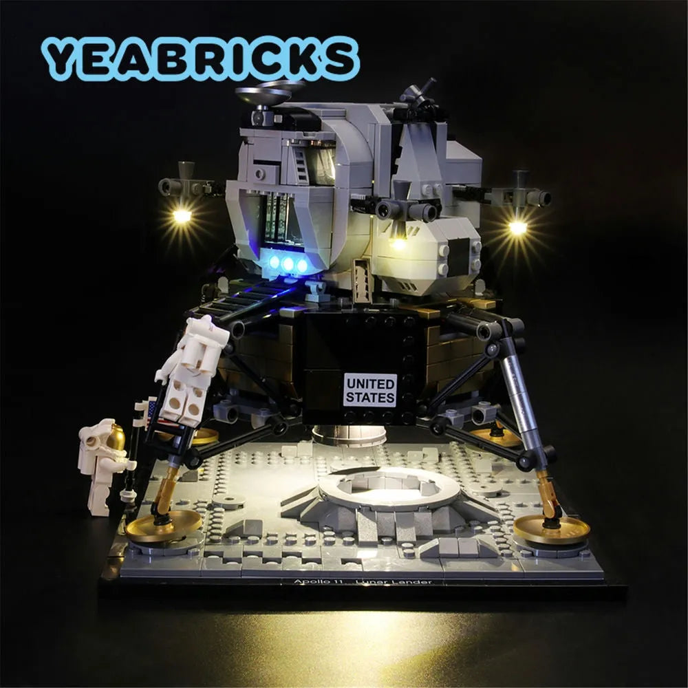 Lights Set LED Lights For 10266 Apollo 11 Lunar Lander Construction Set Toys - 9