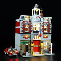 Thumbnail for Lights Set LED Lights For Creator 10197 The Fire Brigade Construction Set Toys - 1