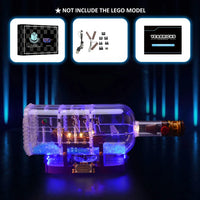 Thumbnail for Lights Set LED Lights Kit For 21313 The Ship In A Bottle Construction Set Toys - 13