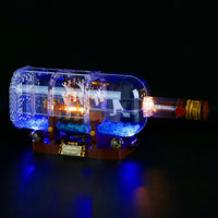 Thumbnail for Lights Set LED Lights Kit For 21313 The Ship In A Bottle Construction Set Toys - 1