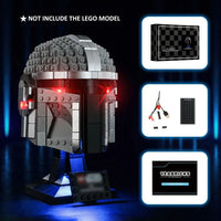 Thumbnail for Lights Set LED Lights Kit For 75328 Mandalorian Helmet Construction Set Toys - 10