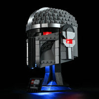 Thumbnail for Lights Set LED Lights Kit For 75328 Mandalorian Helmet Construction Set Toys - 9