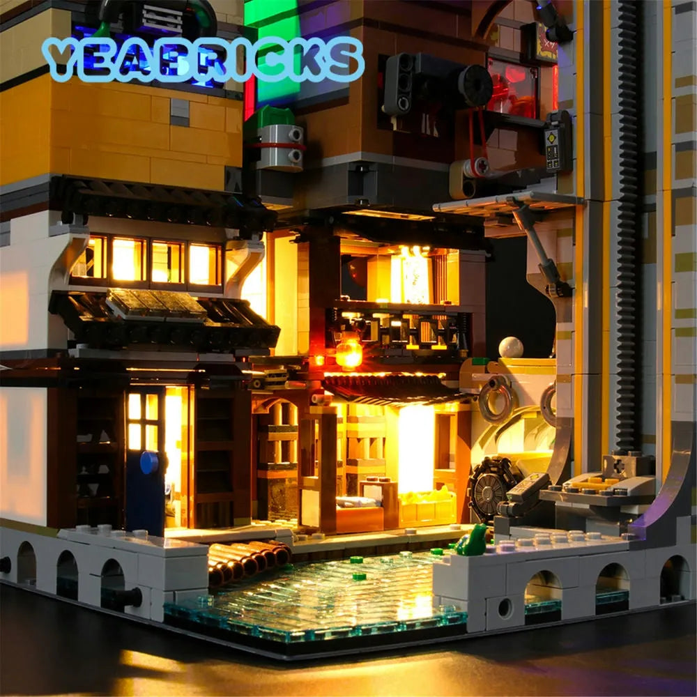 Lights Set LED Lights Set For 70620 The Ninjago City Construction Set Toys - 8