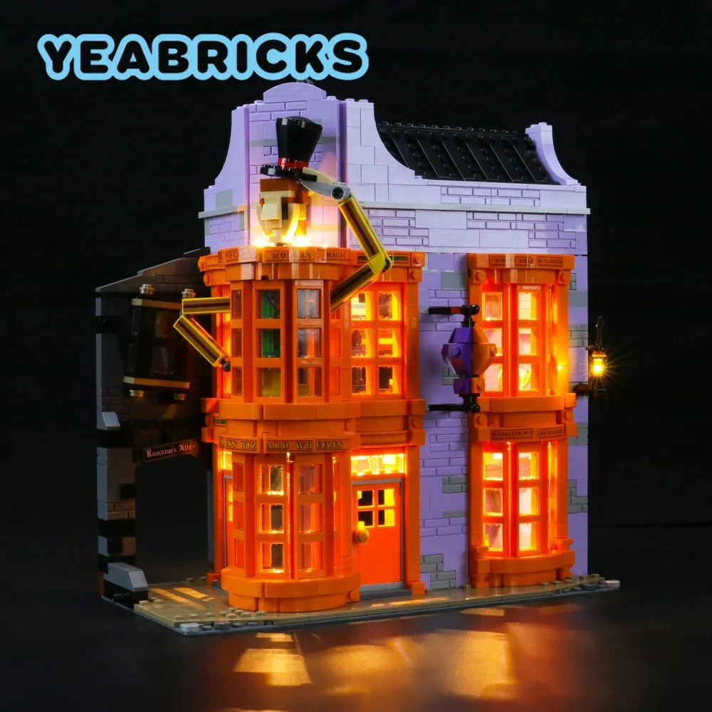 Lights Set LED Lights Set For 75978 The Diagon Alley Construction Set Toys - 10