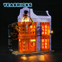 Thumbnail for Lights Set LED Lights Set For 75978 The Diagon Alley Construction Set Toys - 10