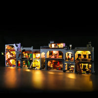 Thumbnail for Lights Set LED Lights Set For 75978 The Diagon Alley Construction Set Toys - 2