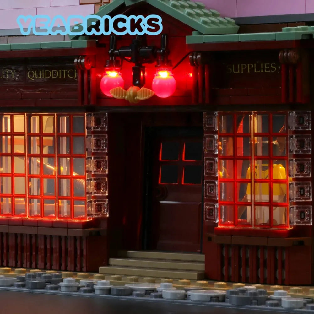 Lights Set LED Lights Set For 75978 The Diagon Alley Construction Set Toys - 8