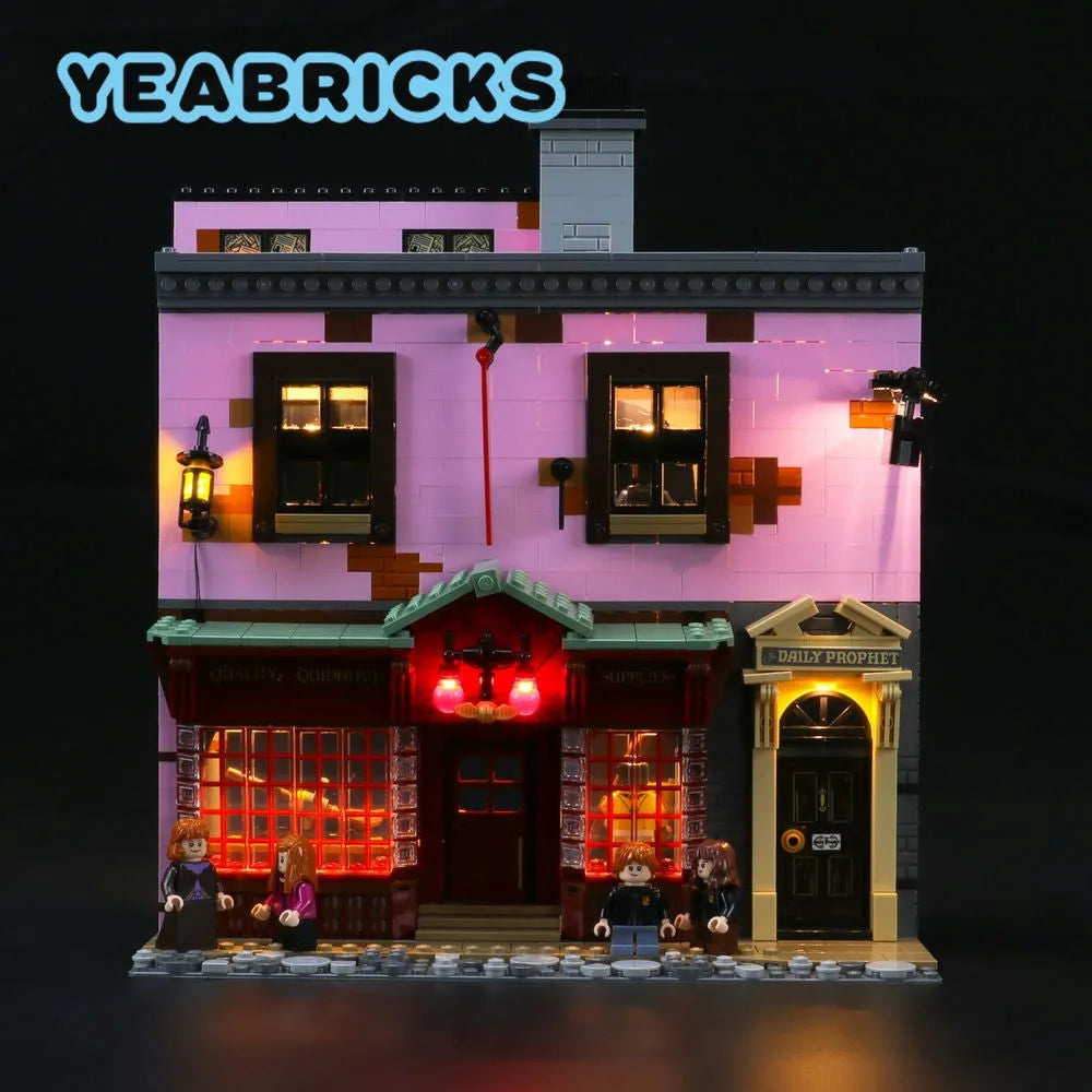 Lights Set LED Lights Set For 75978 The Diagon Alley Construction Set Toys - 4