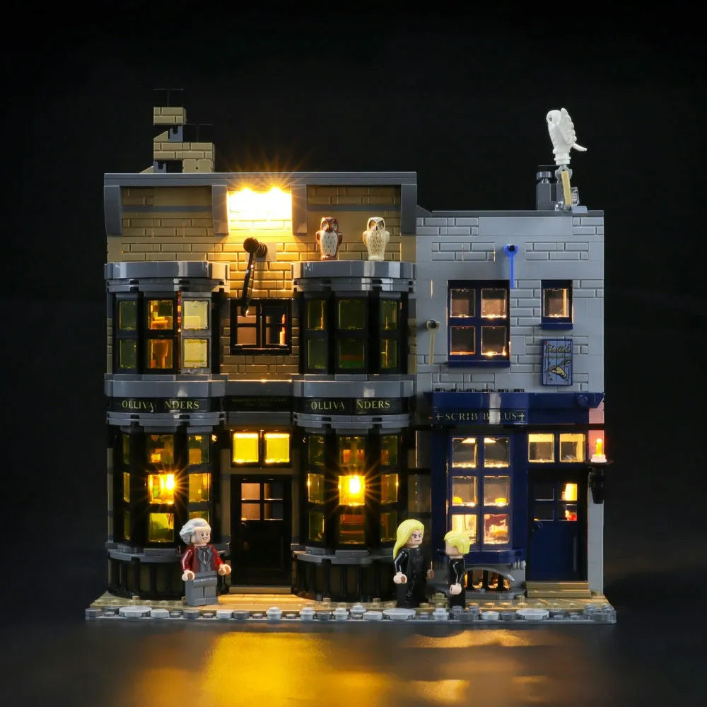 Lights Set LED Lights Set For 75978 The Diagon Alley Construction Set Toys - 5