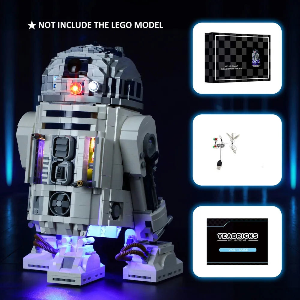 Lights Set LED Lights Set For Star Wars 75308 The R2-D2 Construction Set Toys - 9