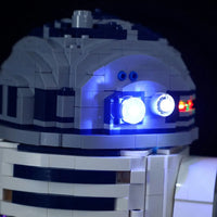 Thumbnail for Lights Set LED Lights Set For Star Wars 75308 The R2-D2 Construction Set Toys - 6