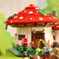 Thumbnail for Building Blocks Creator Expert MOC Mushroom House MINI Bricks Toys Construction Set Toys - 6