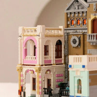 Thumbnail for Building Blocks MOC 6021 Street City Church Of Cuba Modular MINI Bricks Toy Construction Set Toys - 8