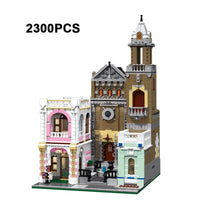 Thumbnail for Building Blocks MOC 6021 Street City Church Of Cuba Modular MINI Bricks Toy Construction Set Toys - 1