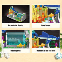 Thumbnail for Building Blocks MOC Creator Aquarium Fish Tank MINI Bricks Toy DZ6102 Construction Set Toys - 8