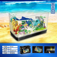 Thumbnail for Building Blocks MOC Creator Aquarium Fish Tank MINI Bricks Toy DZ6102 Construction Set Toys - 3