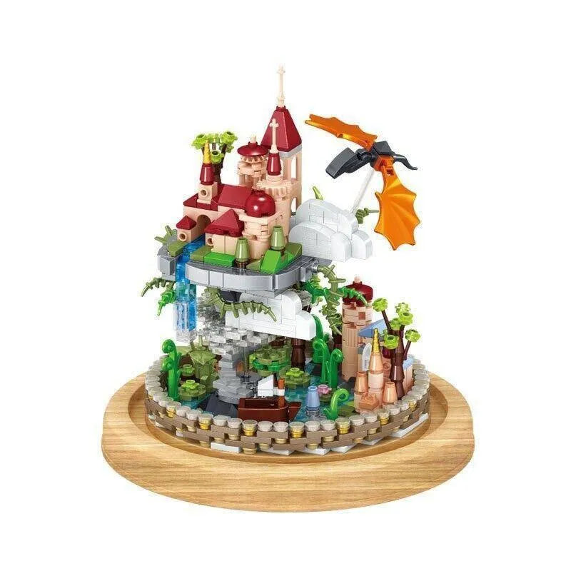 Building Blocks MOC Dream Cloud Castle MINI Bricks Toys 01012 Construction Set Toys - 4