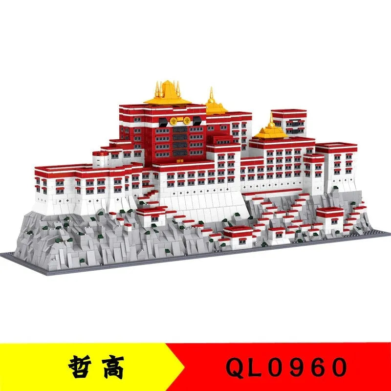 Building Blocks MOC Expert Architecture Potala Palace Bricks Toys Construction Set Toys - 7