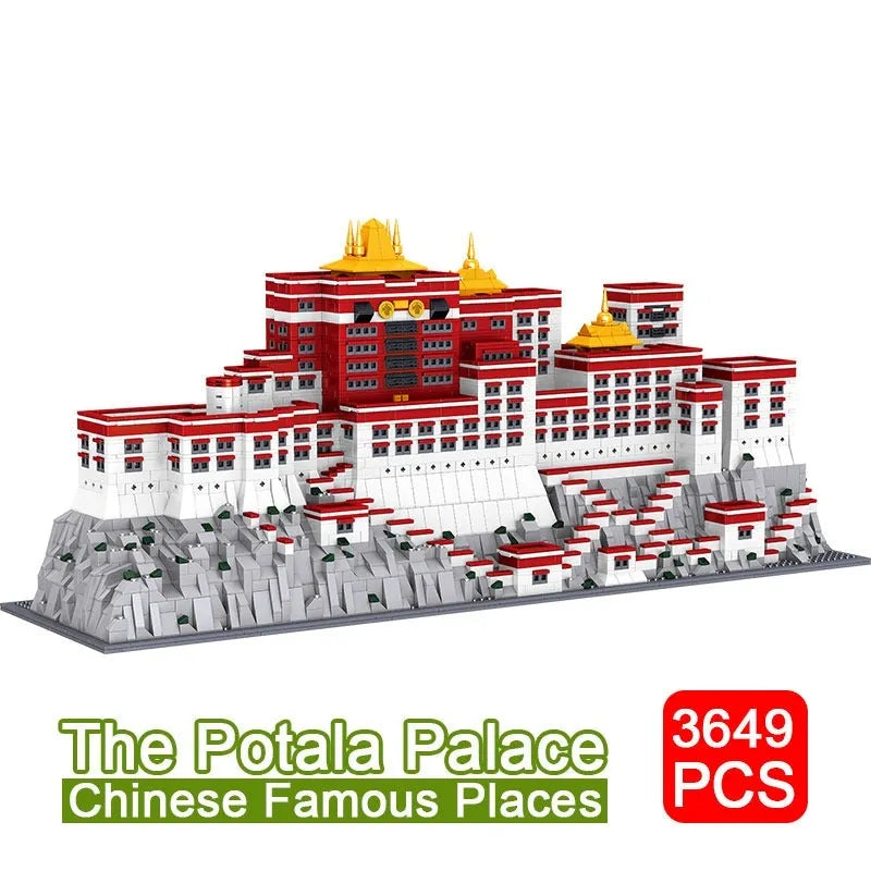 Building Blocks MOC Expert Architecture Potala Palace Bricks Toys Construction Set Toys - 2