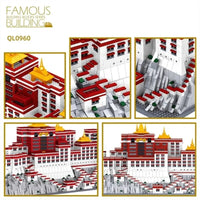 Thumbnail for Building Blocks MOC Expert Architecture Potala Palace Bricks Toys Construction Set Toys - 10