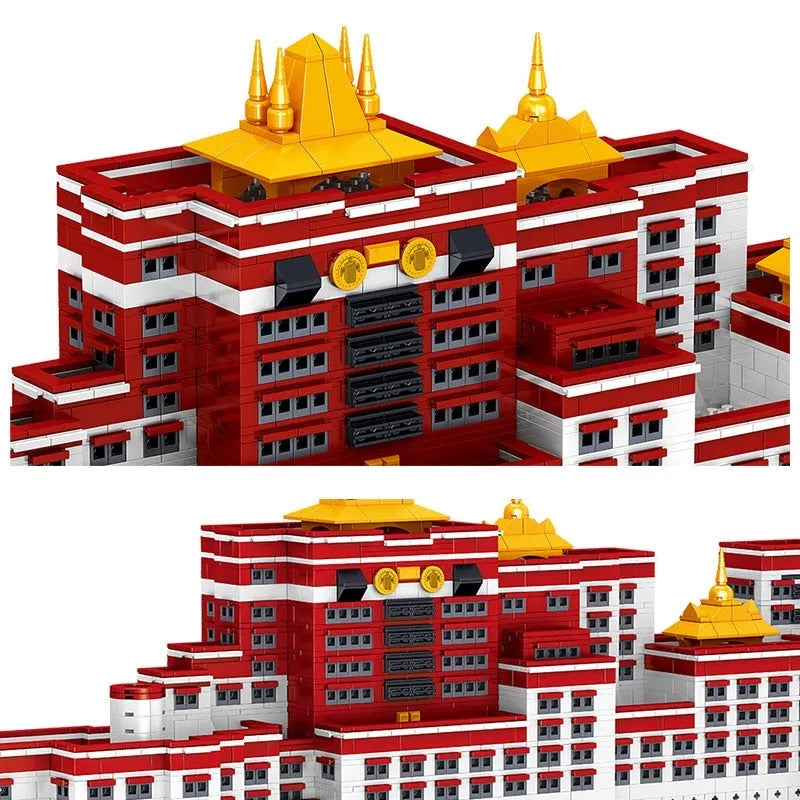 Building Blocks MOC Expert Architecture Potala Palace Bricks Toys Construction Set Toys - 4